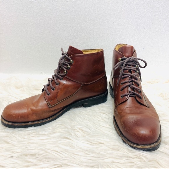 Cole Haan Liam Chukka Brown Wingtip Ankle Boots - Picture 2 of 6